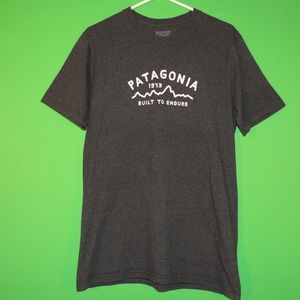 Patagonia Medium Regular Fit Gray Crewneck T Shirt